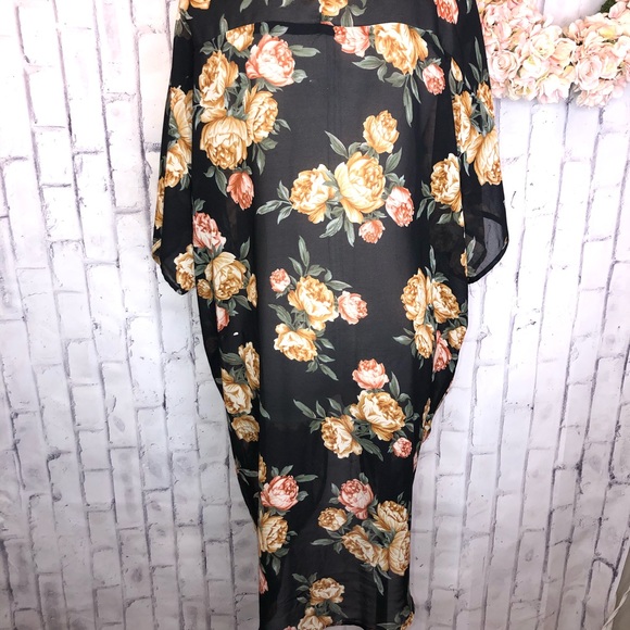 Live 4 Truth sheer black orange floral - Picture 4 of 6